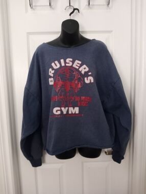 BRUISER'S GYM oversized Sweatshirt